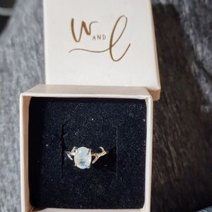 Sterling Silver Moonstone Ring